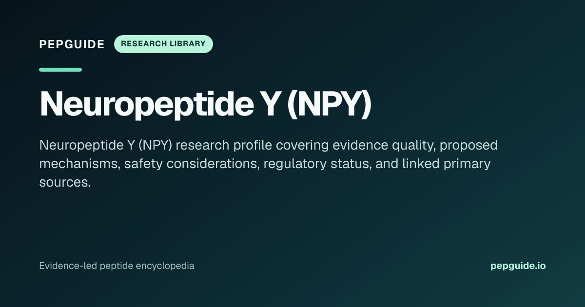 Npy Neuropeptide Y (NPY): Research Profile, Mechanism & Protocols ...