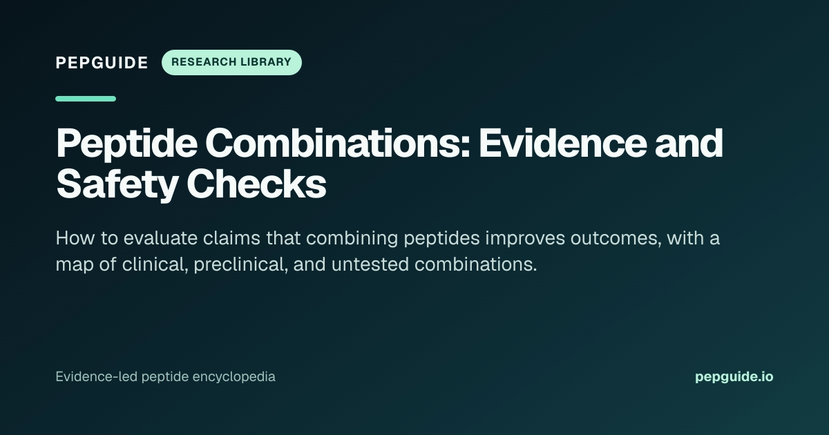 Peptide Stacking Guide: Research-Based Combinations | PepGuide